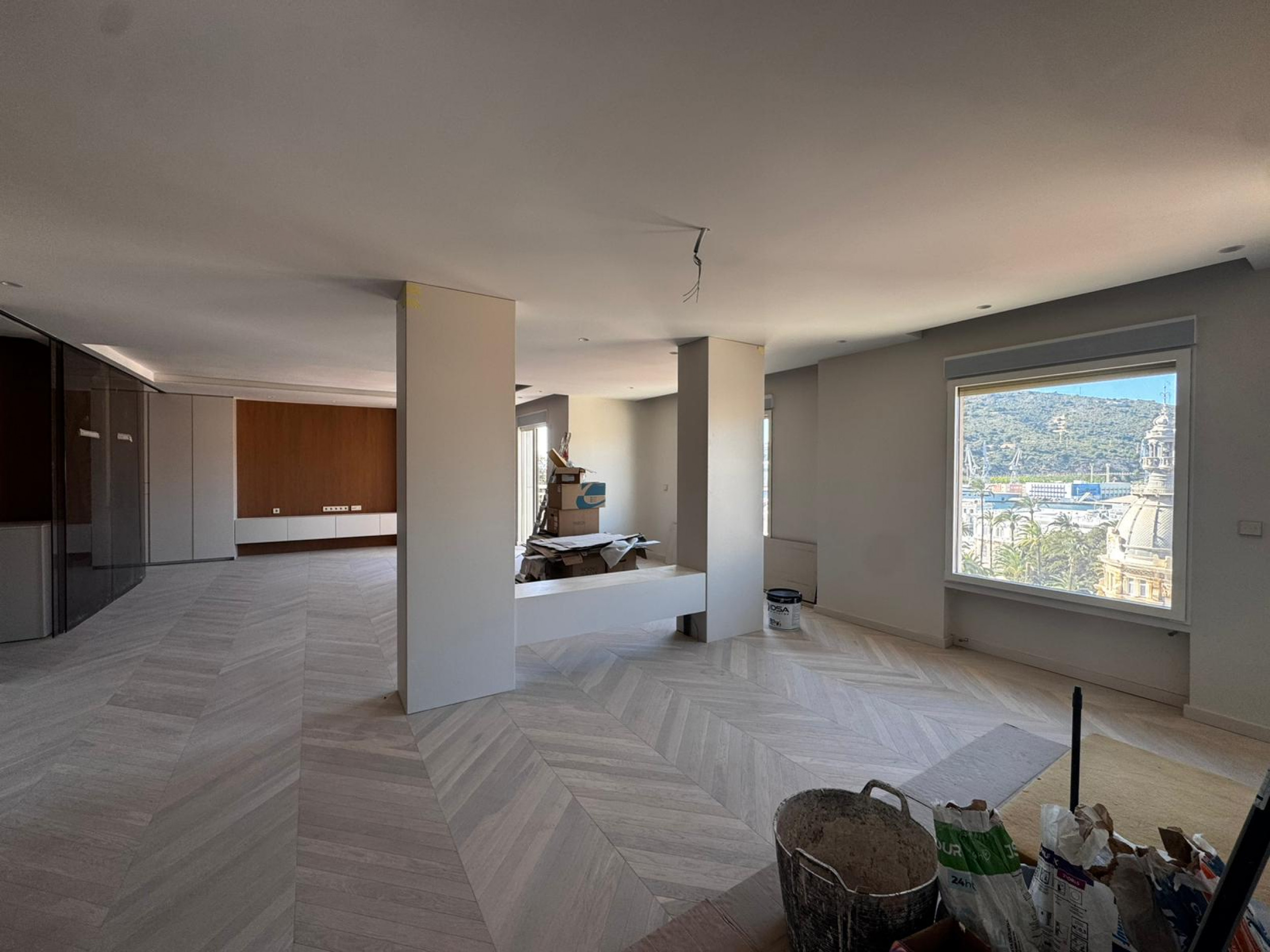 Terrace in penthouse for sale in Cartagena