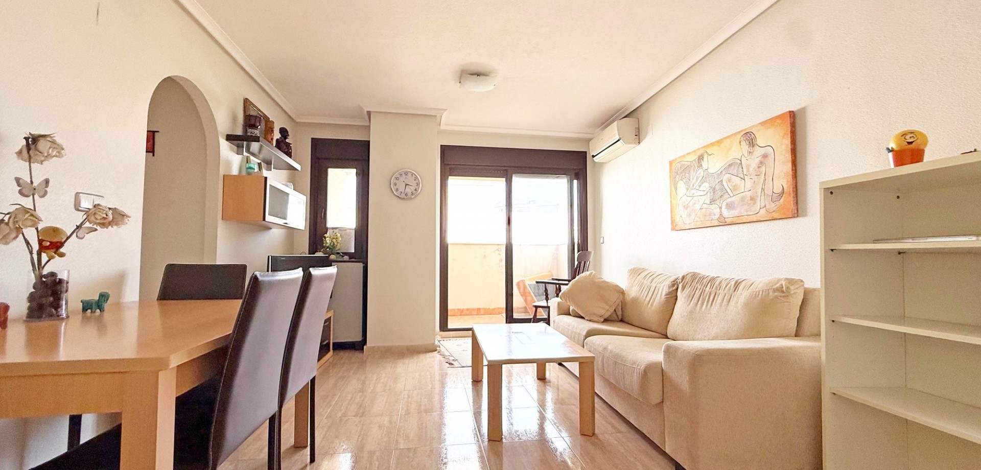 Pool area in apartment for sale in Torrevieja