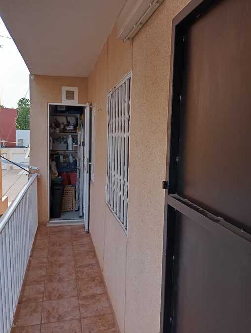 Pool area in apartment for sale in Cartagena