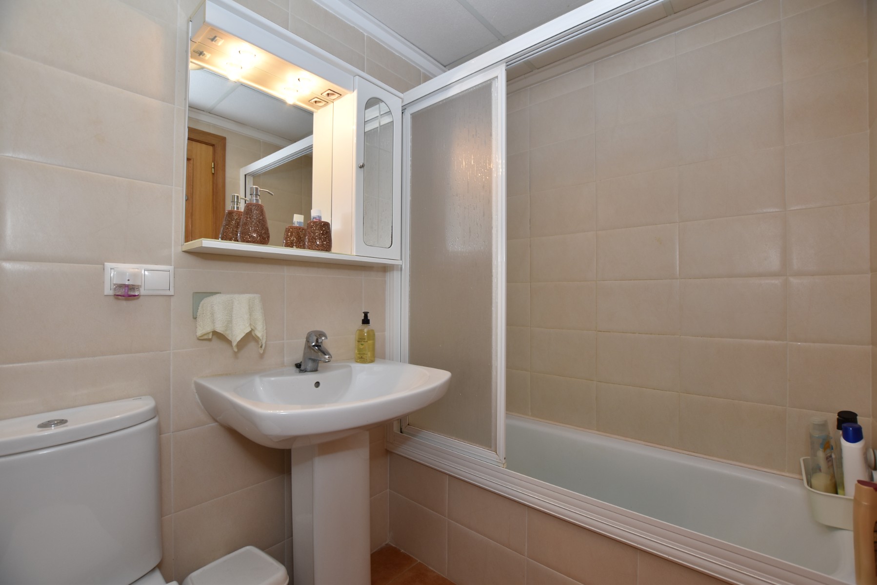 Pool area in apartment for sale in Algorfa