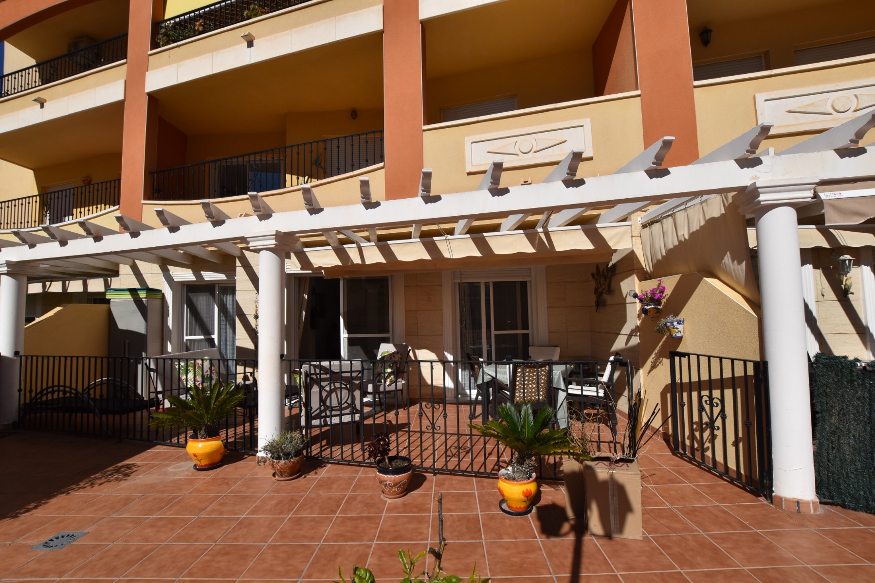 Pool area in apartment for sale in Algorfa