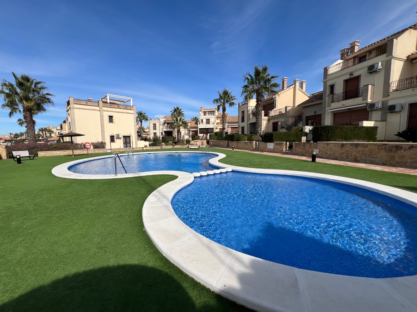 Pool area in bungalow for sale in Algorfa