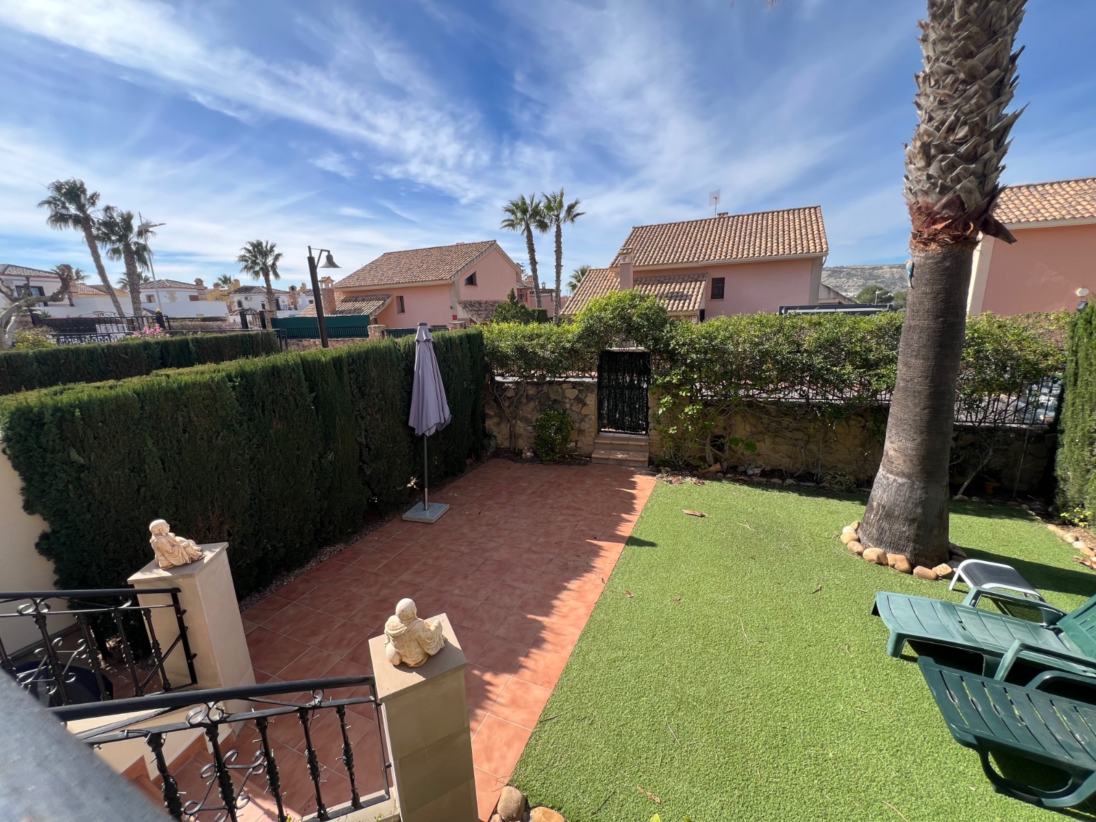 Dining area in bungalow for sale in Algorfa