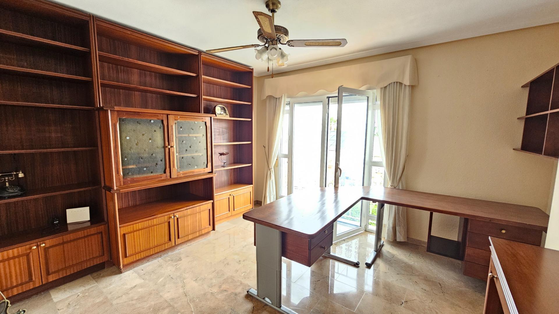 Pool area in villa for sale in Torrevieja