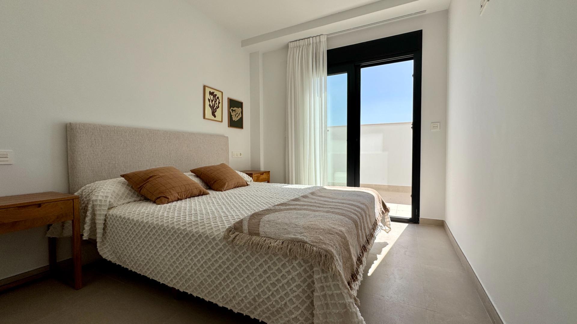 Dining area in bungalow for sale in San Pedro del Pinatar