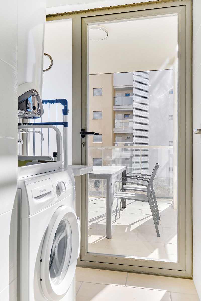 Pool area in apartment for sale in Orihuela Costa