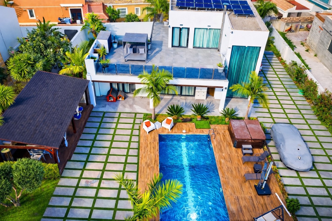 Step into pure luxury with this stunning 3-bedroom, 4-bathroom villa in the prestigious residential