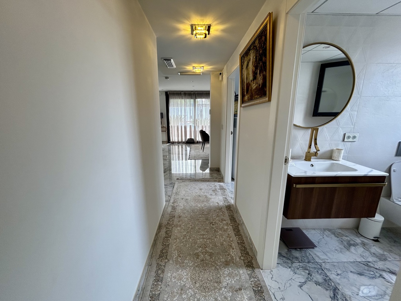 Pool area in villa for sale in Los Balcones