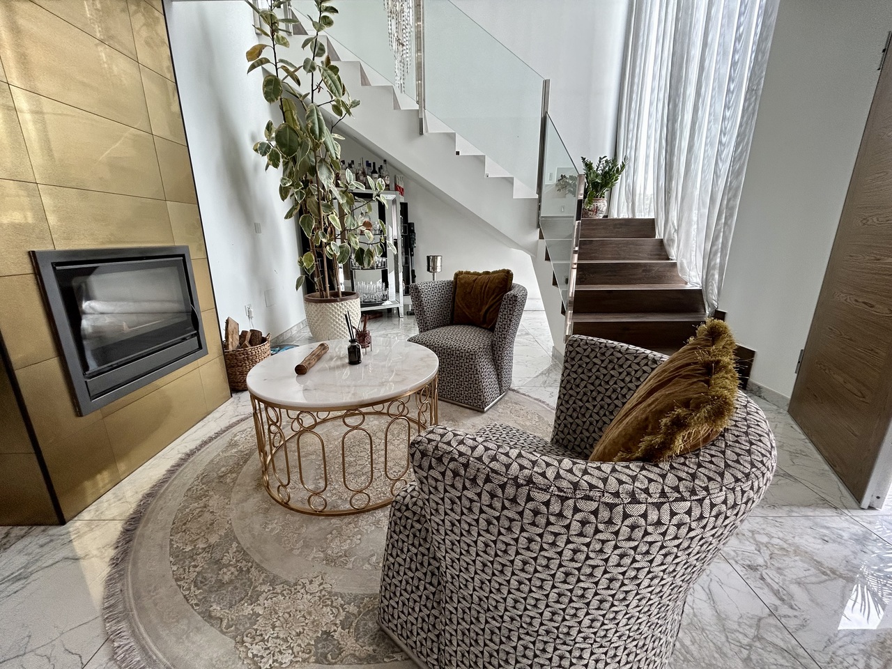 Step into pure luxury with this stunning 3-bedroom, 4-bathroom villa in the prestigious residential