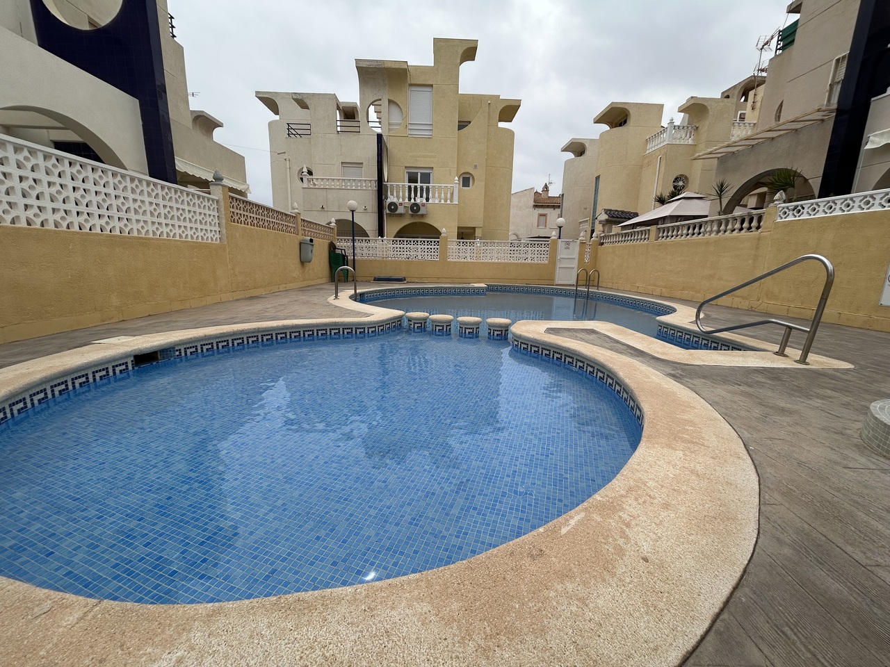 Pool area in terraced for sale in Torrevieja