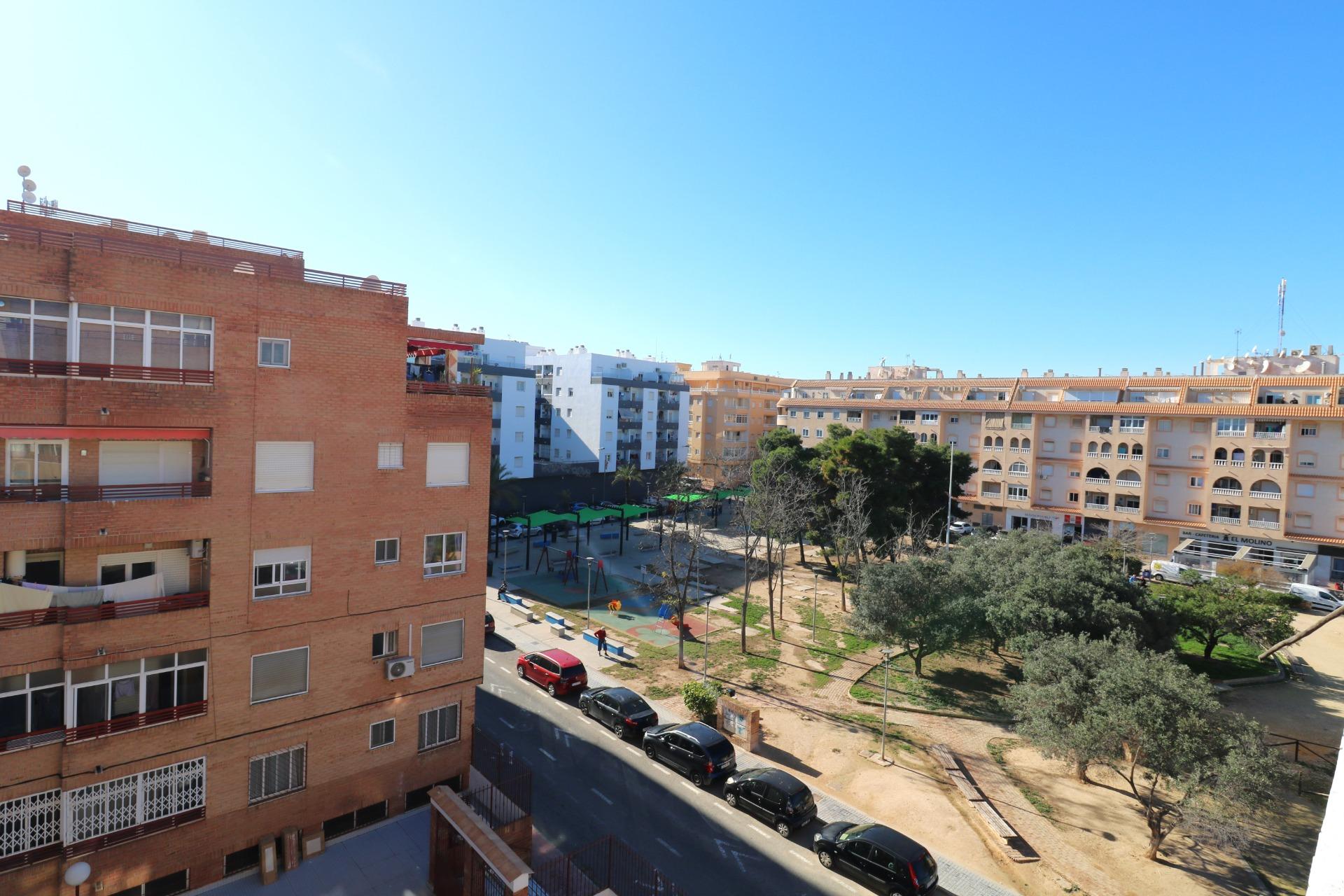 Pool area in apartment for sale in Torrevieja