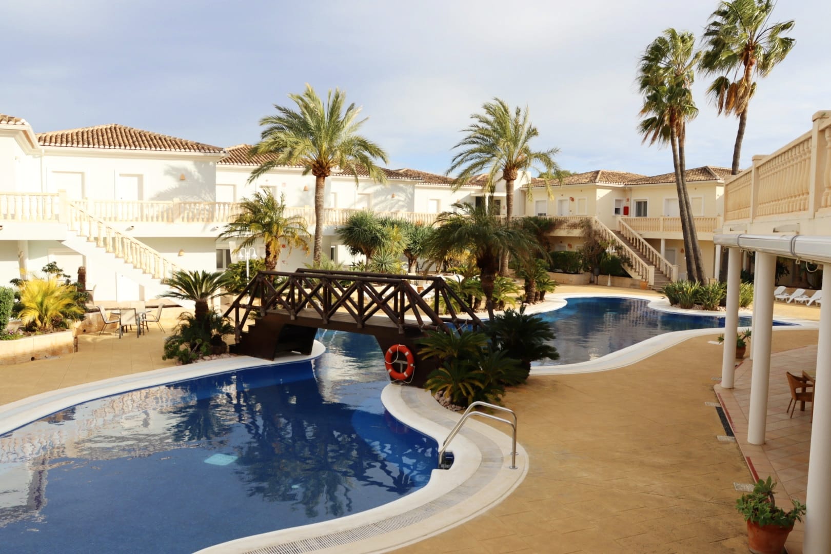 Living room in apartment for sale in Benissa
