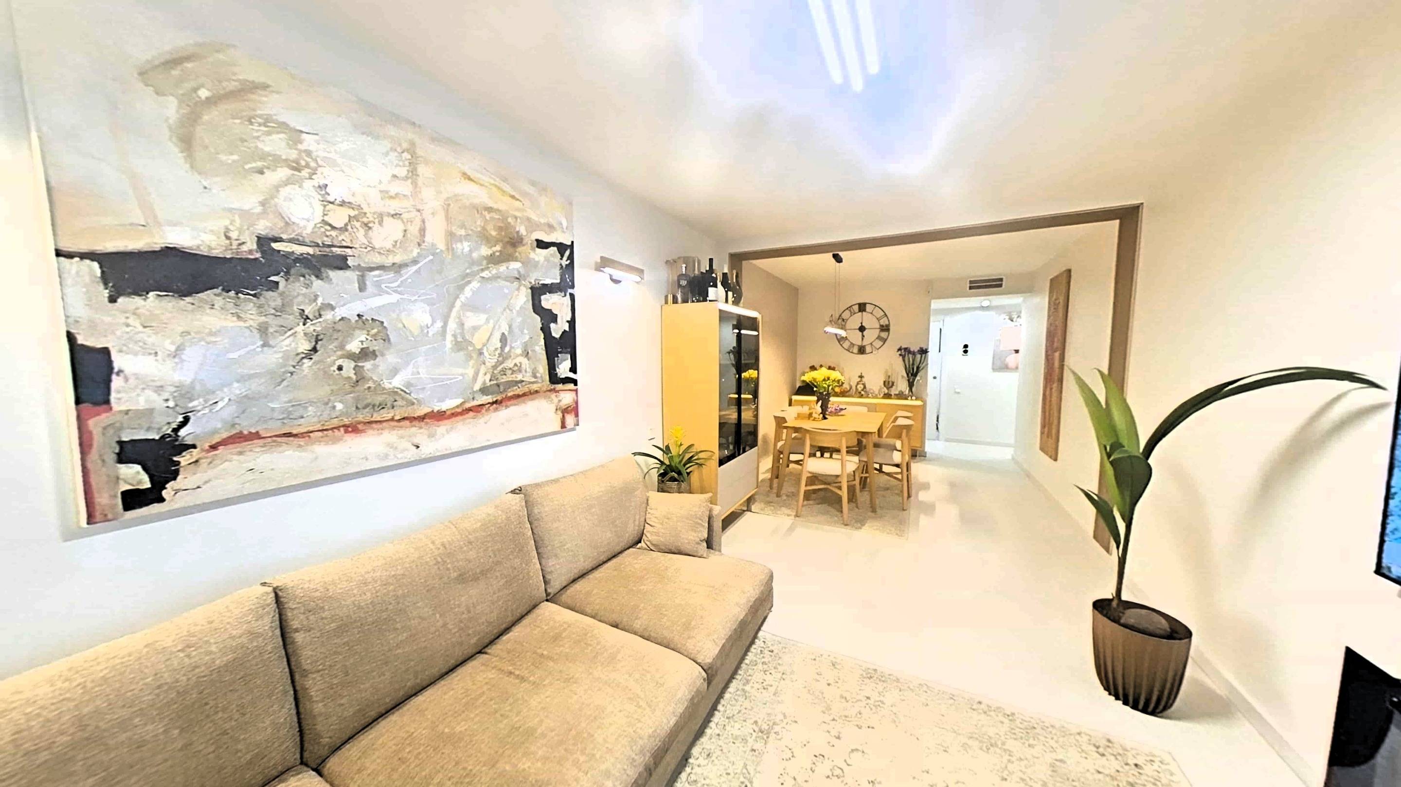 Living room in apartment for sale in San Pedro del Pinatar