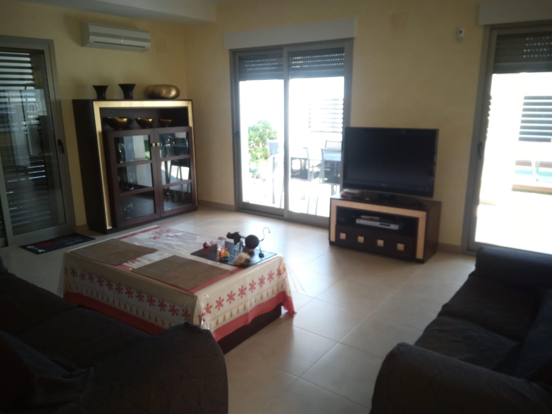 Living room in villa for sale in Cox