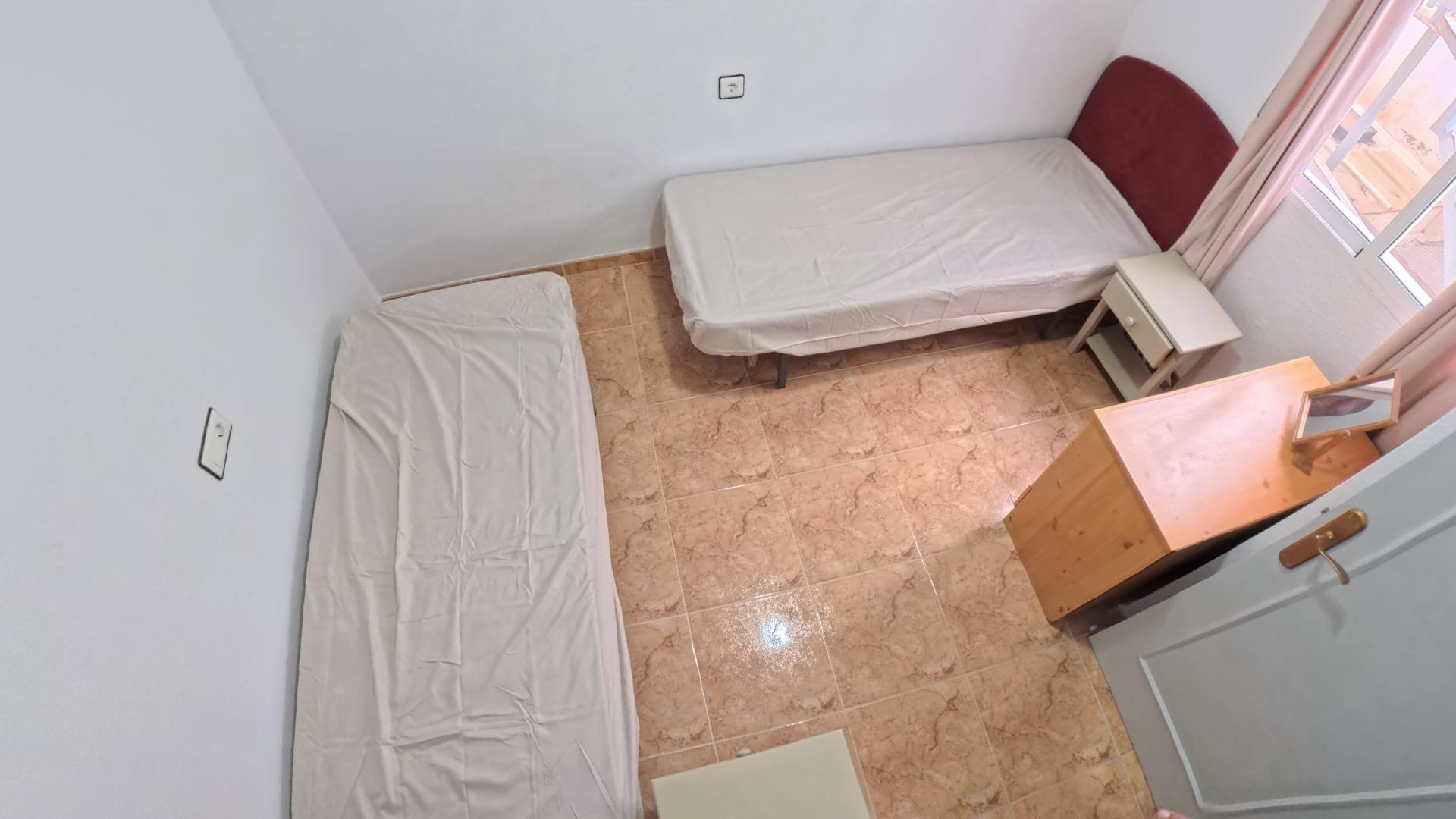 Pool area in bungalow for sale in Torrevieja