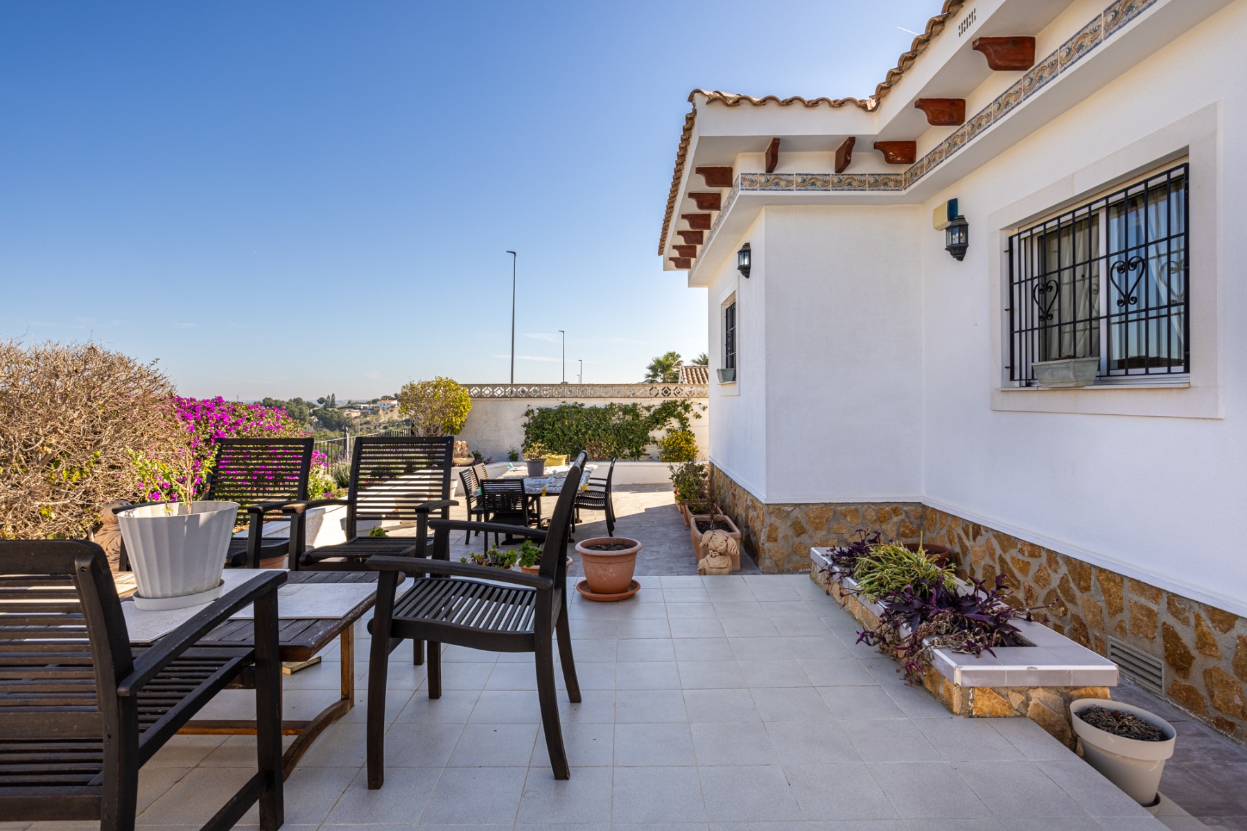 Exterior view in villa for sale in Bigastro