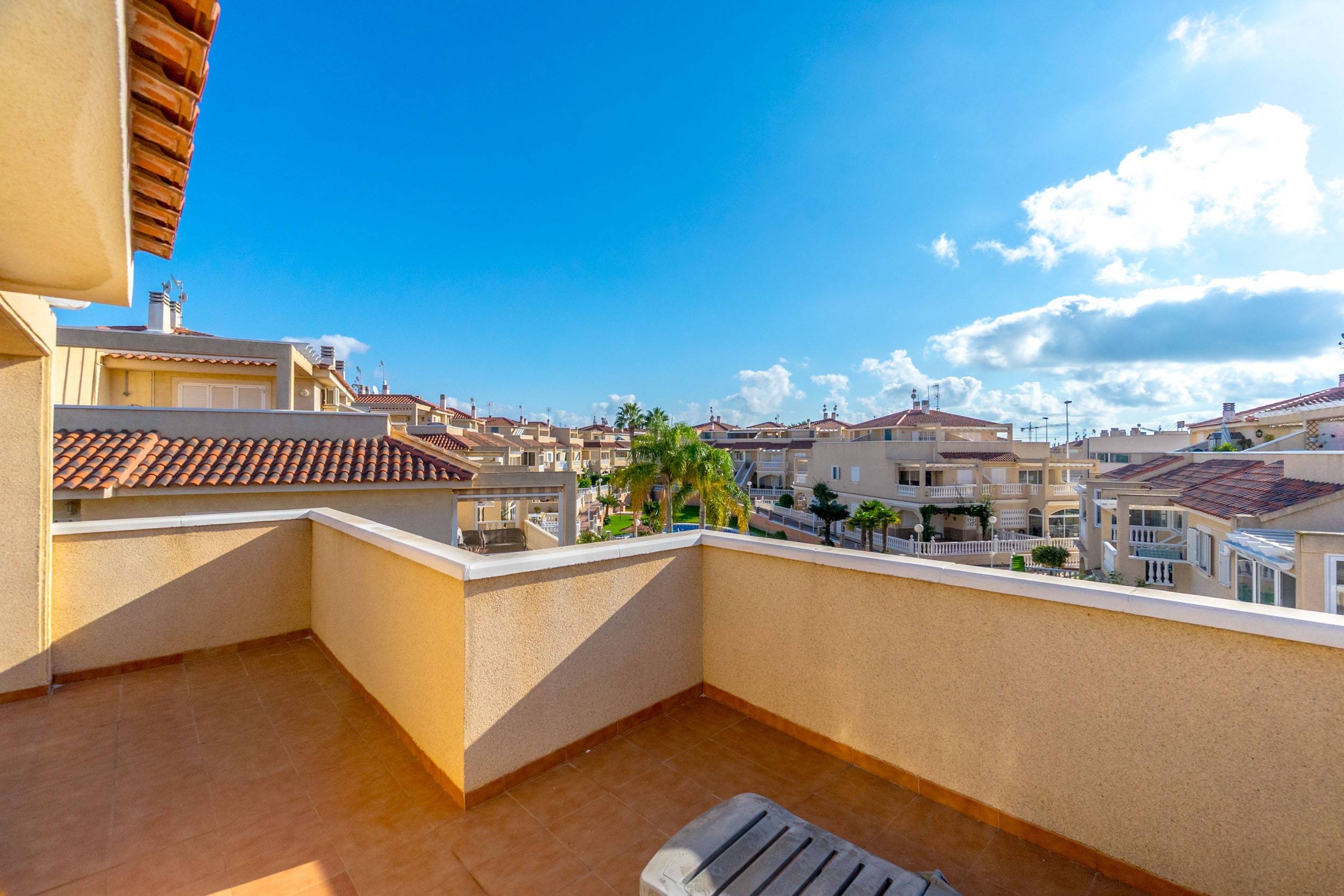 Living room in duplex for sale in Orihuela Costa