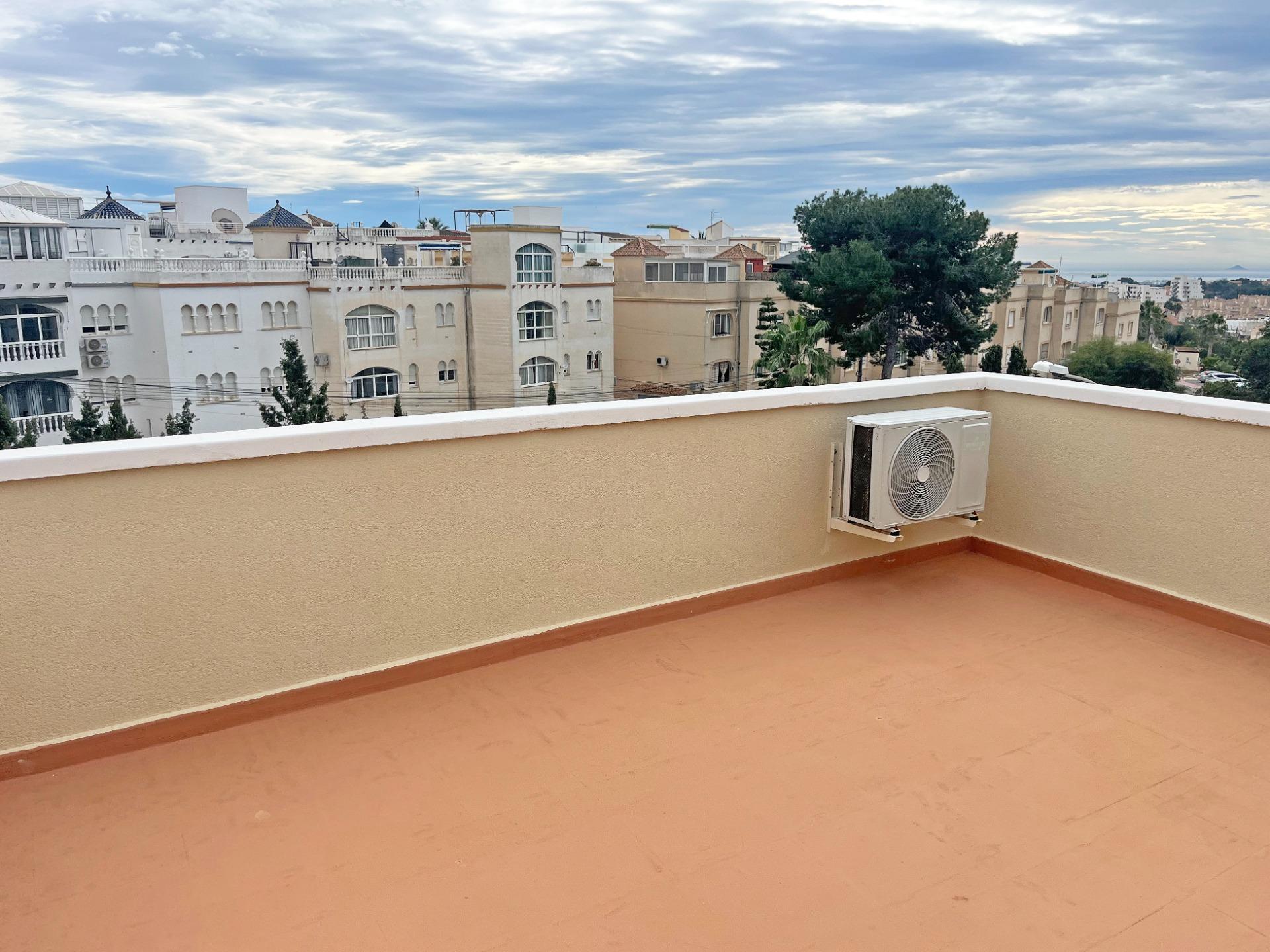 Living room in duplex for sale in San Miguel de Salinas