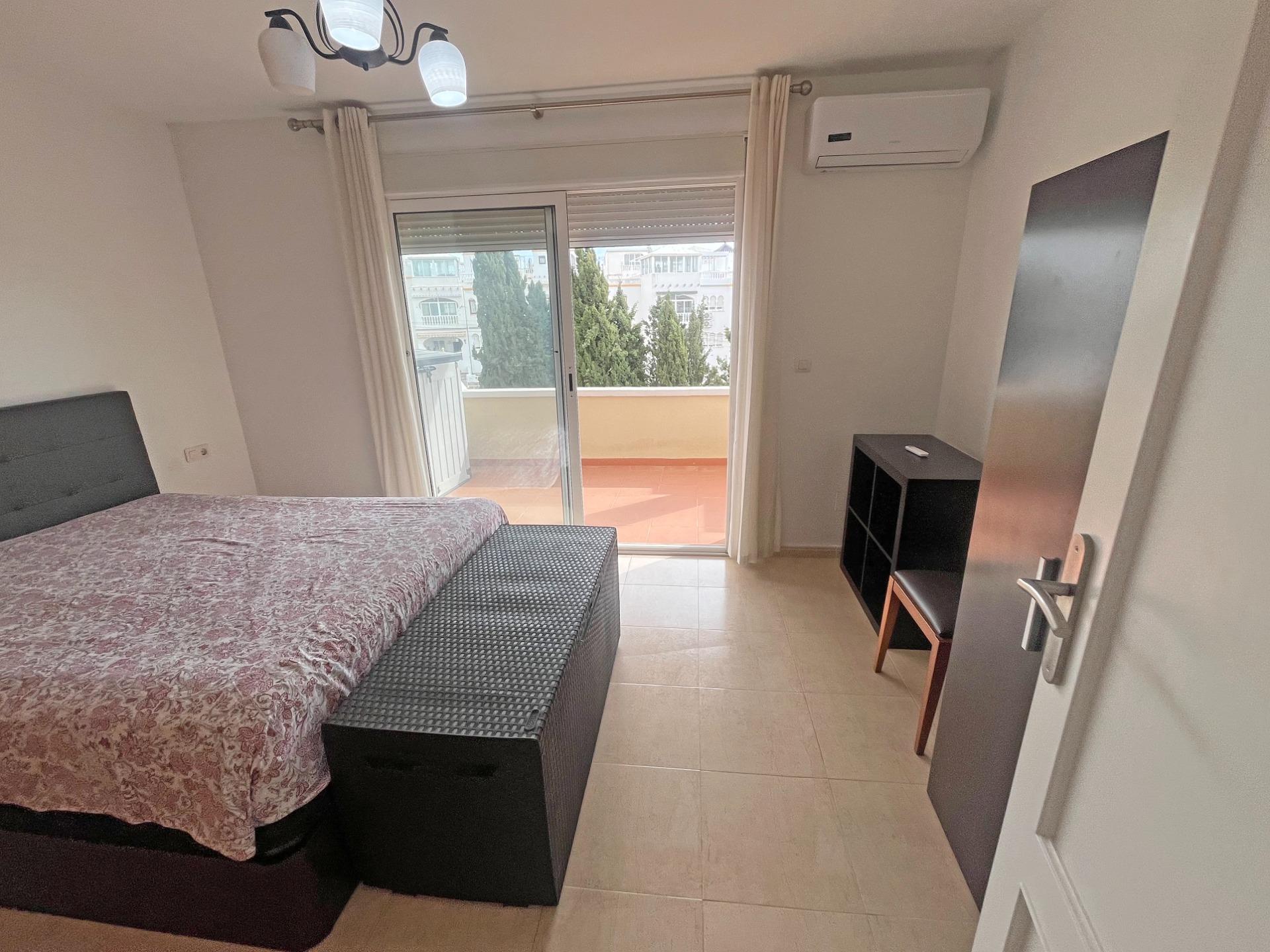 Pool area in duplex for sale in San Miguel de Salinas