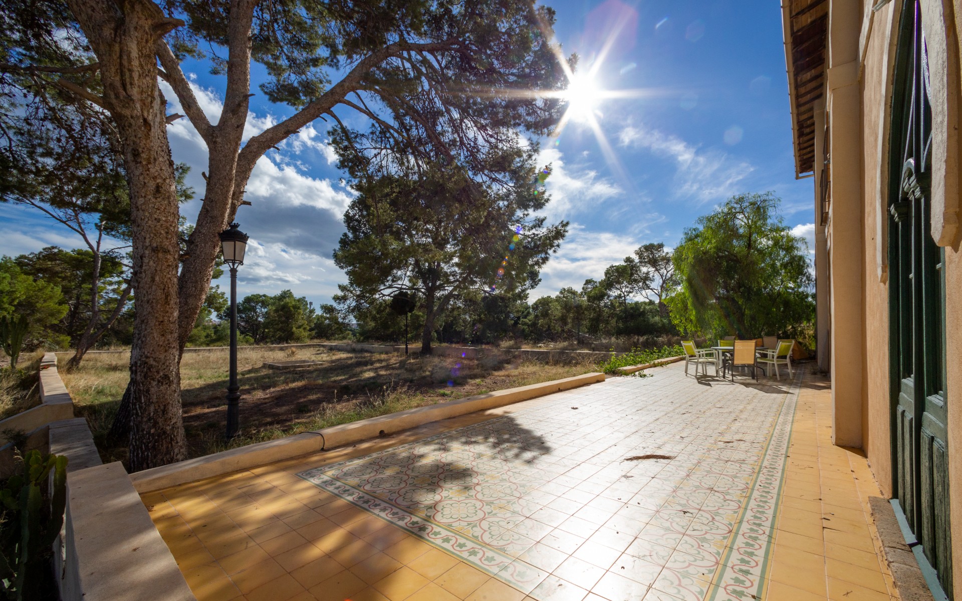 Garden in villa for sale in Alicante