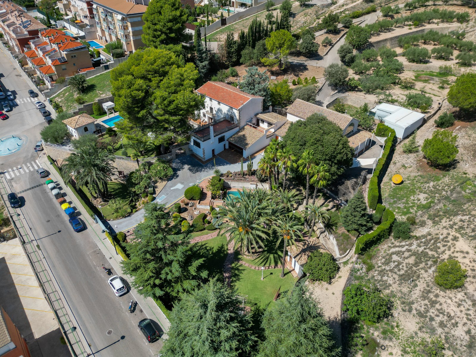 Garden in villa for sale in Alcoy