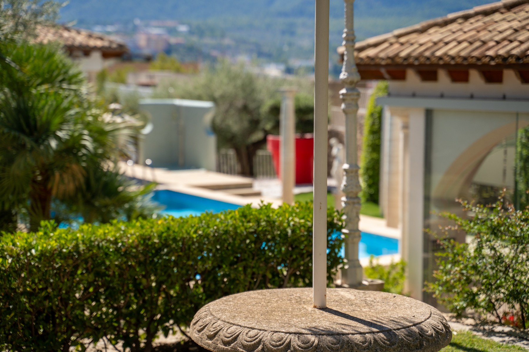 Master bedroom in villa for sale in Alcoy