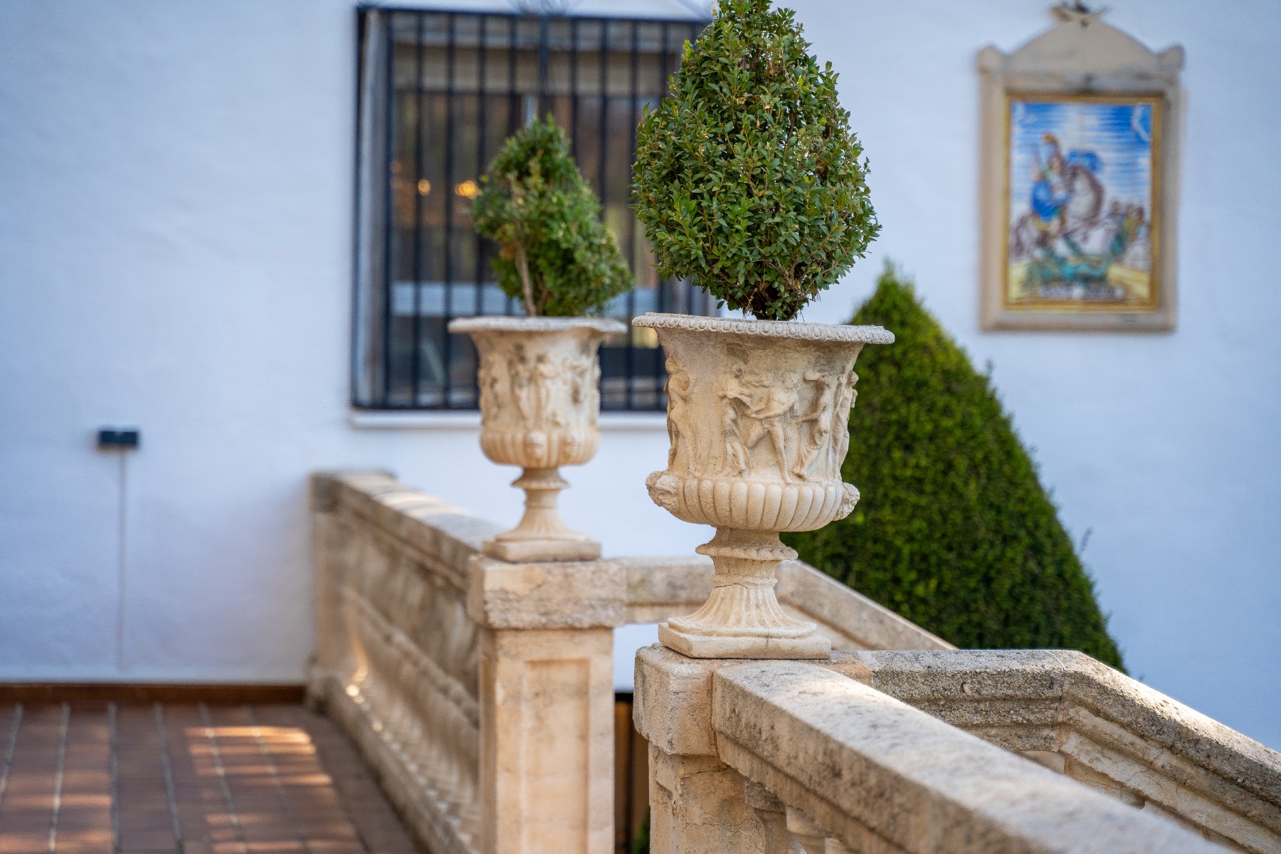 Garden in villa for sale in Alcoy