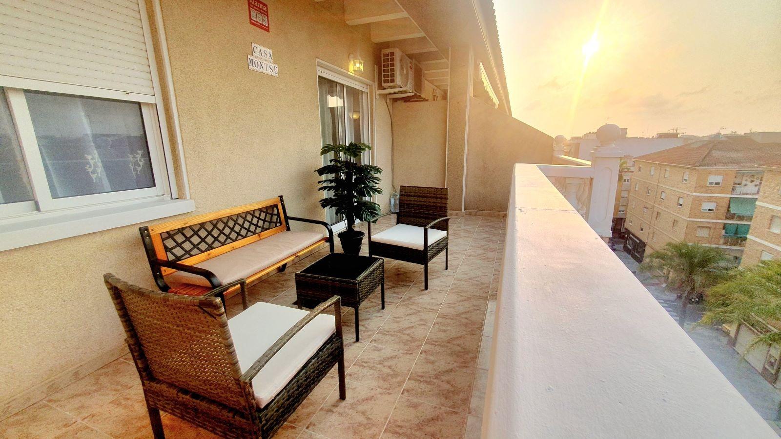 Bedroom in penthouse for sale in Torrevieja
