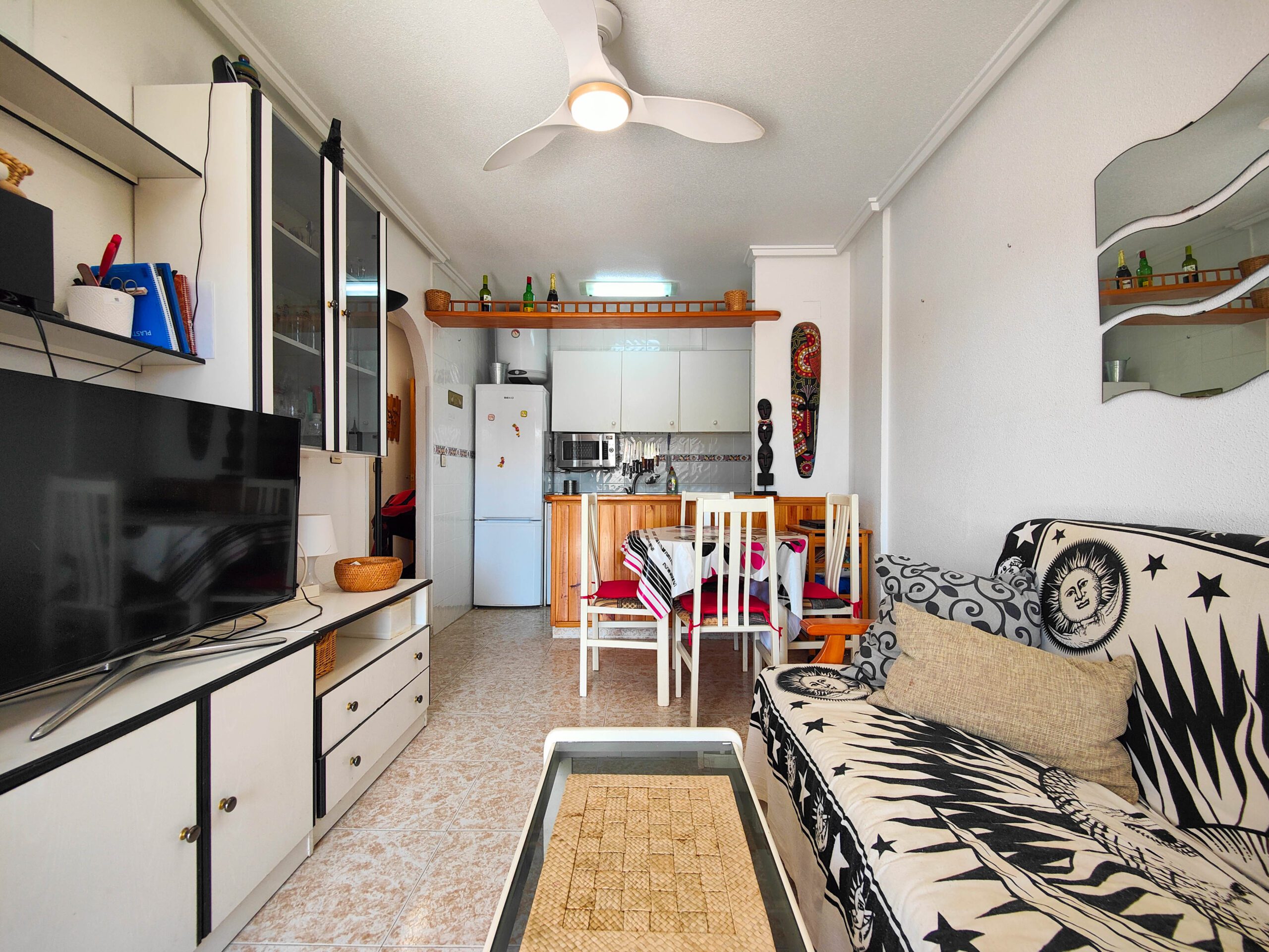 Living room in penthouse for sale in Torrevieja