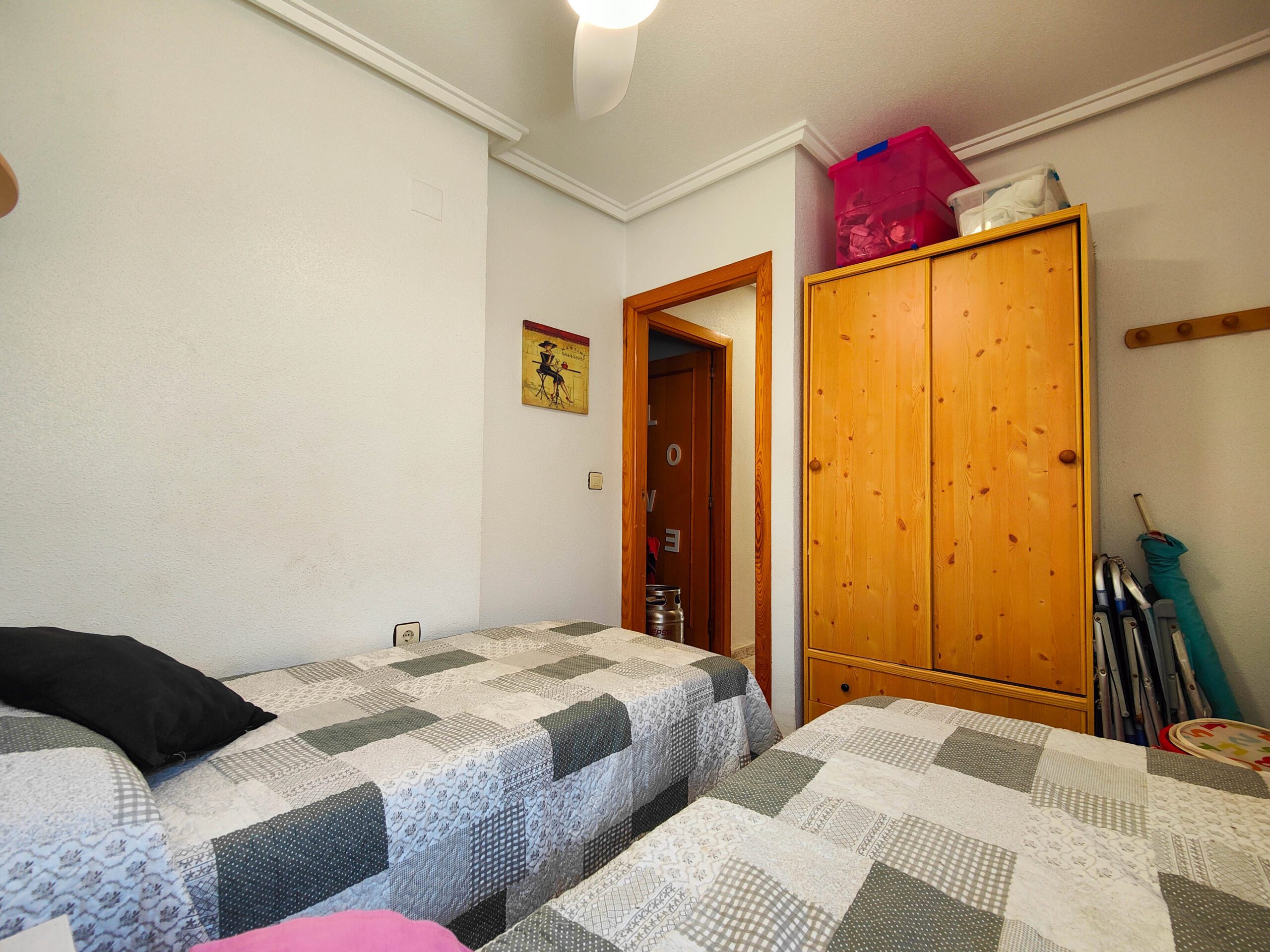 Master bedroom in penthouse for sale in Torrevieja