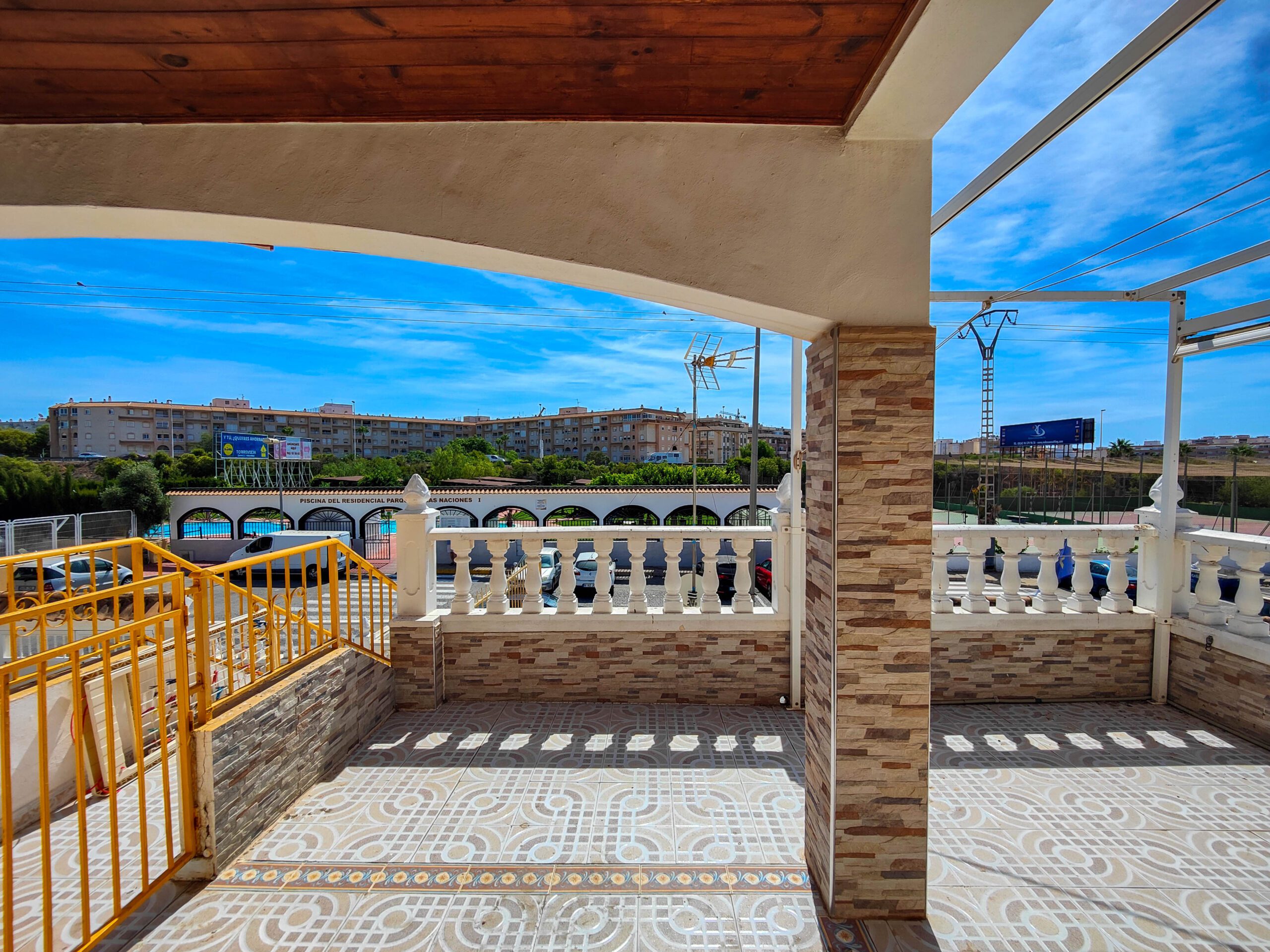 Terrace in penthouse for sale in Torrevieja