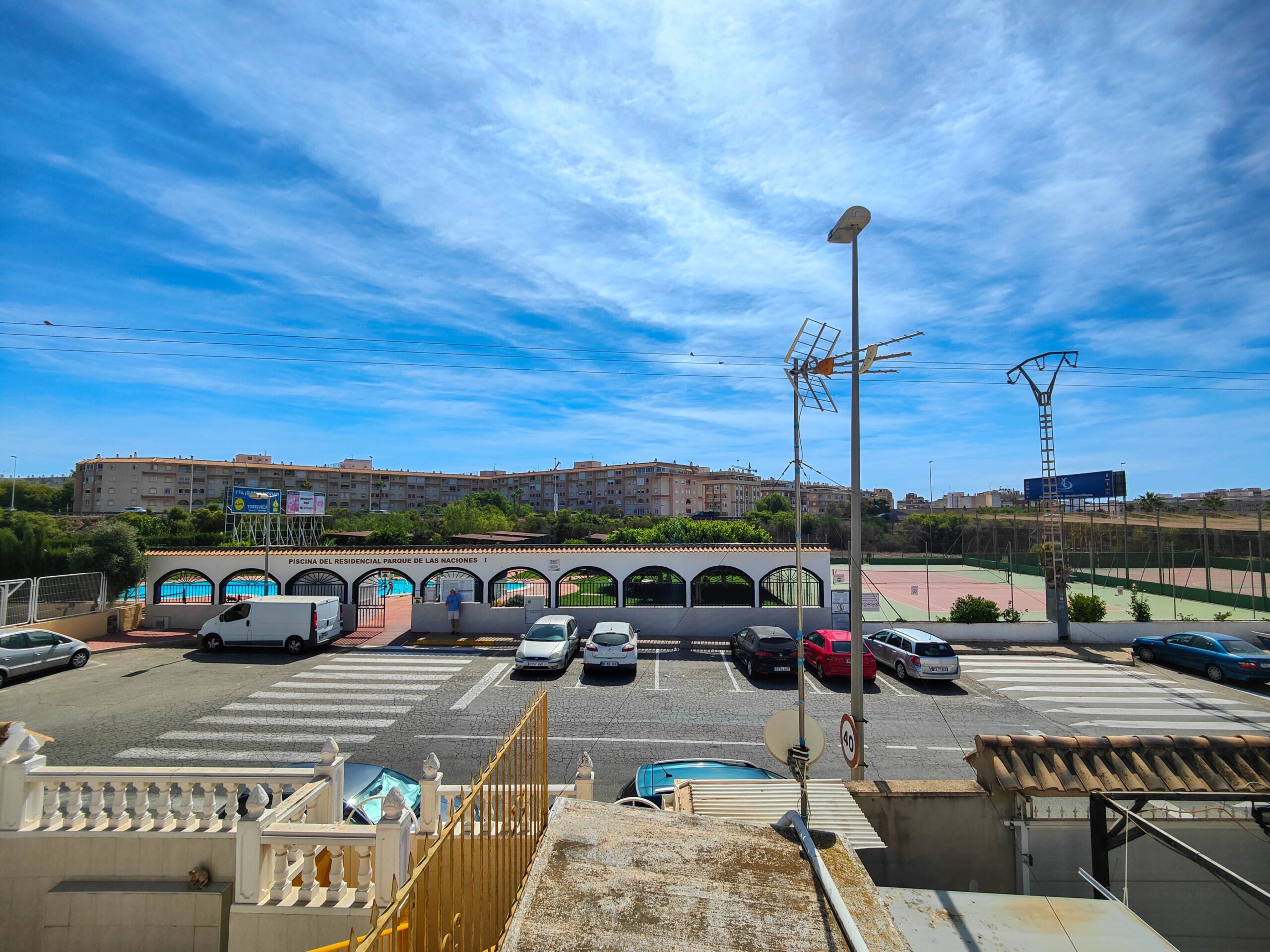 Pool area in penthouse for sale in Torrevieja