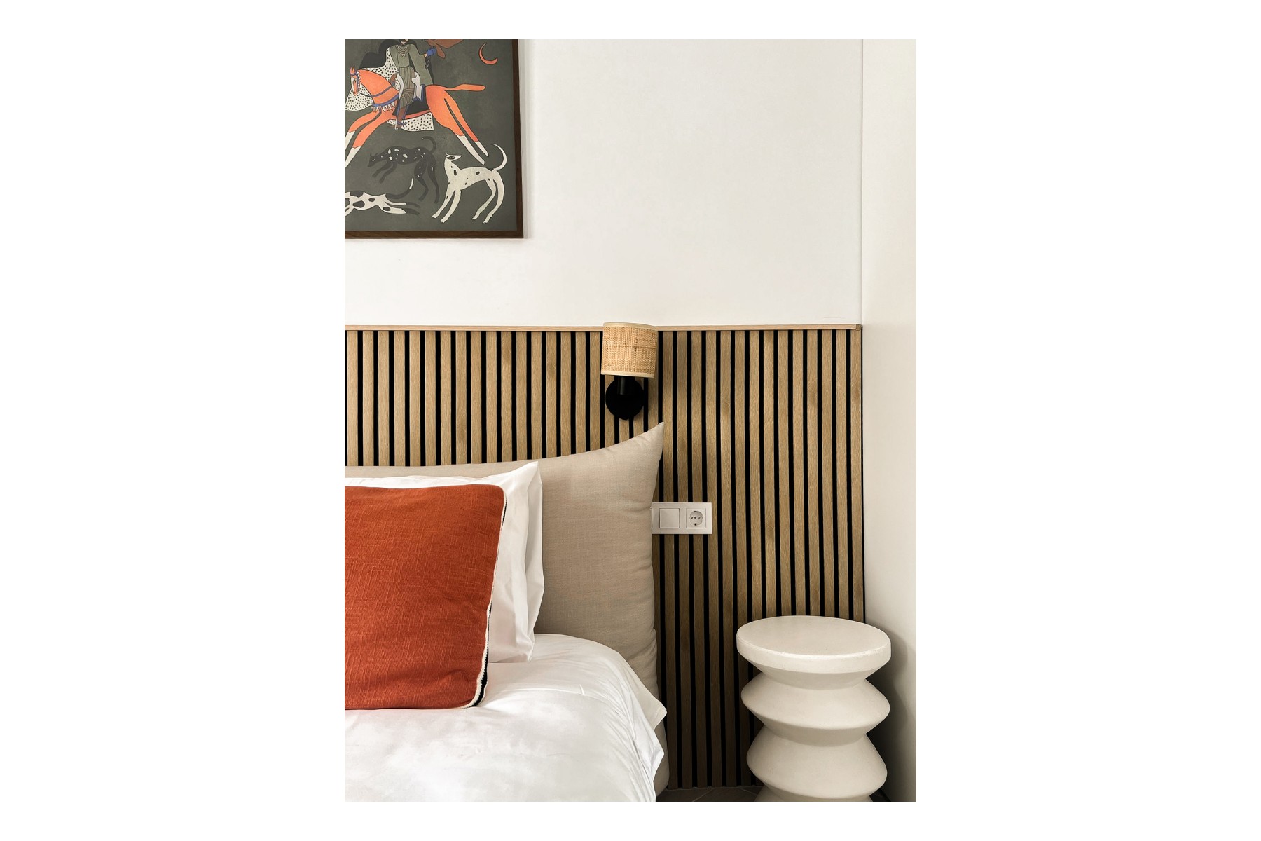 Master bedroom in apartment for sale in Alicante