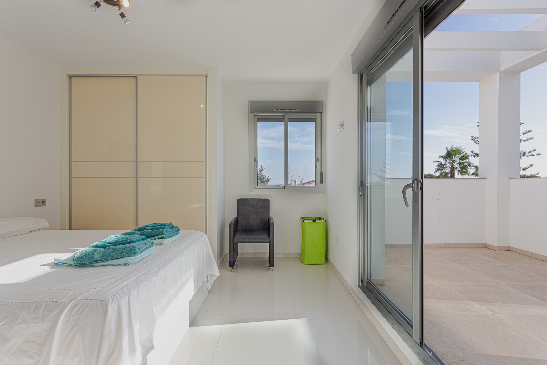 Pool area in villa for sale in Orihuela Costa