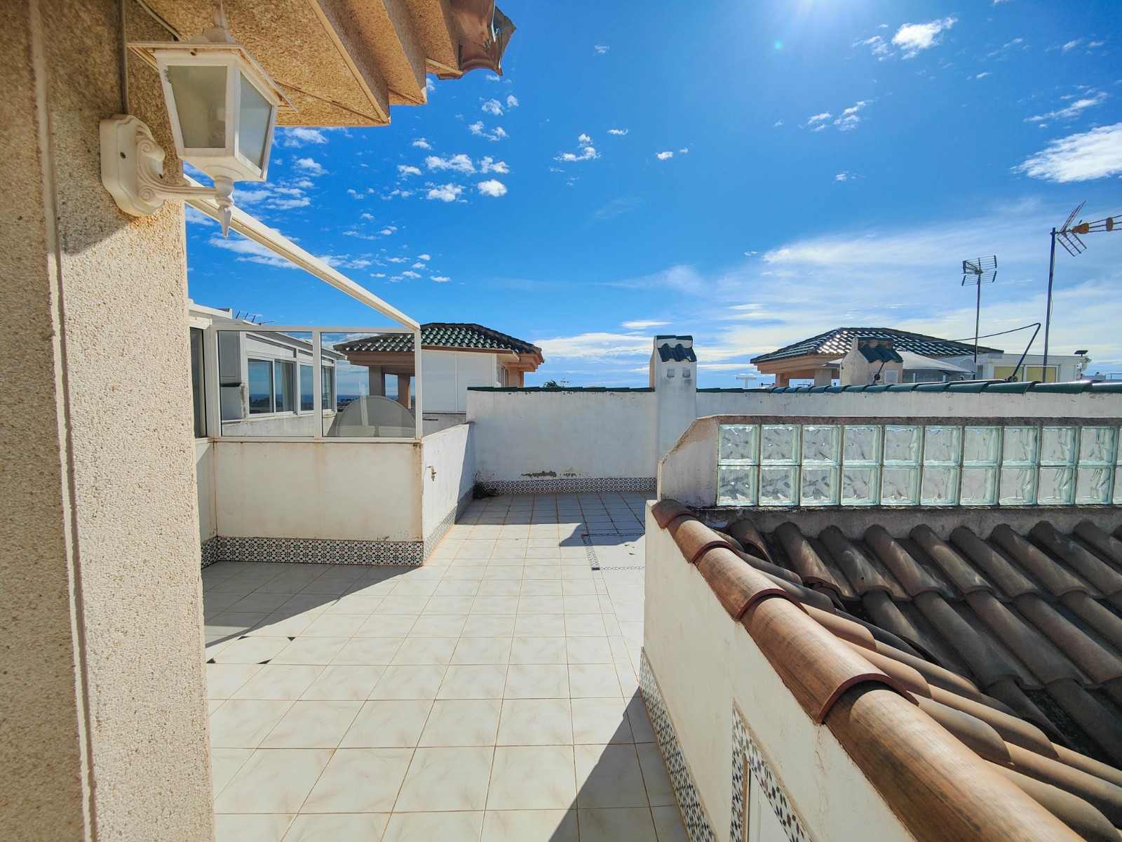 Living room in penthouse for sale in Torrevieja