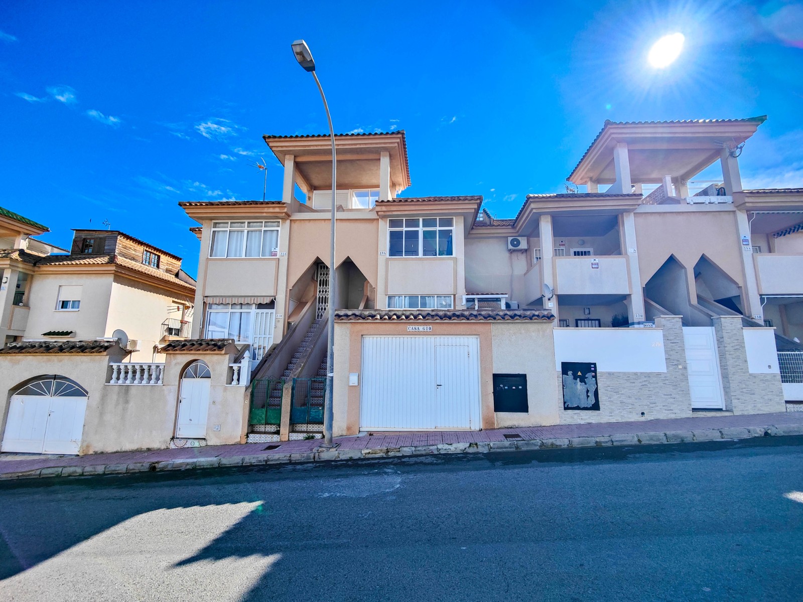 Pool area in penthouse for sale in Torrevieja