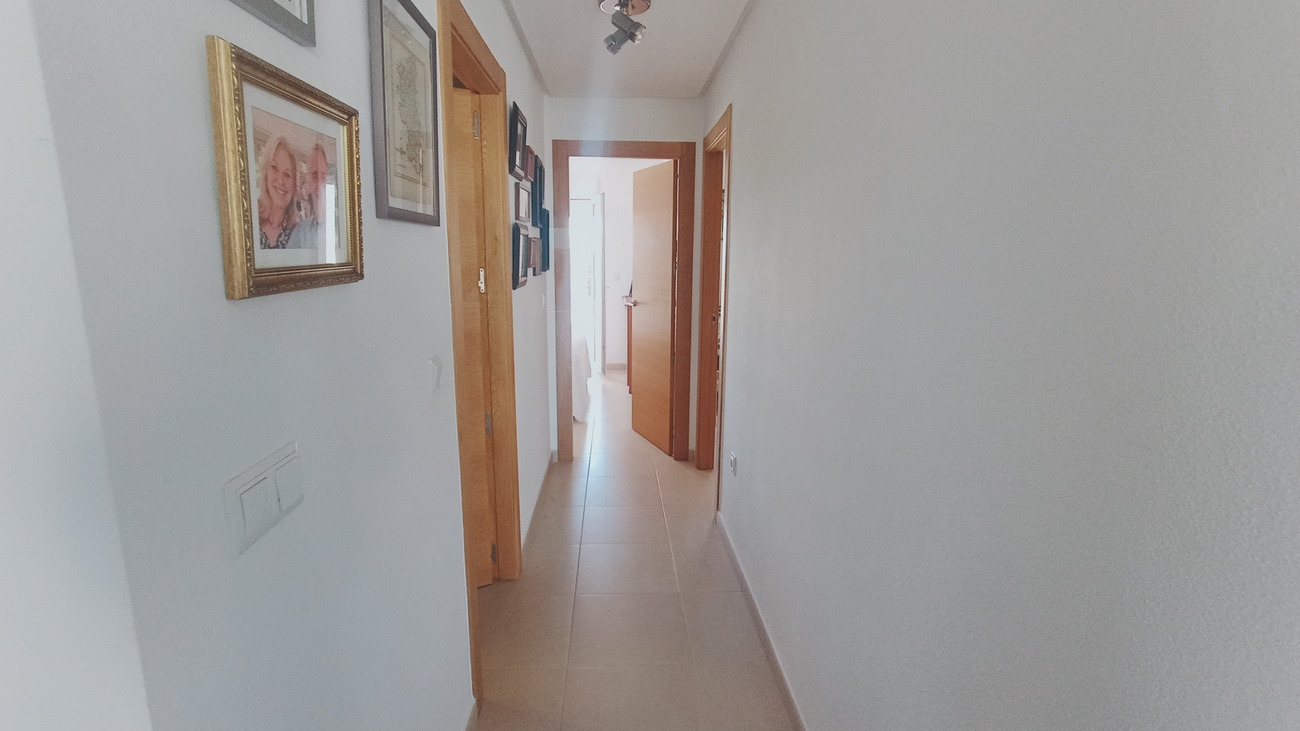 Master bedroom in apartment for sale in Hacienda Riquelme Golf Resort