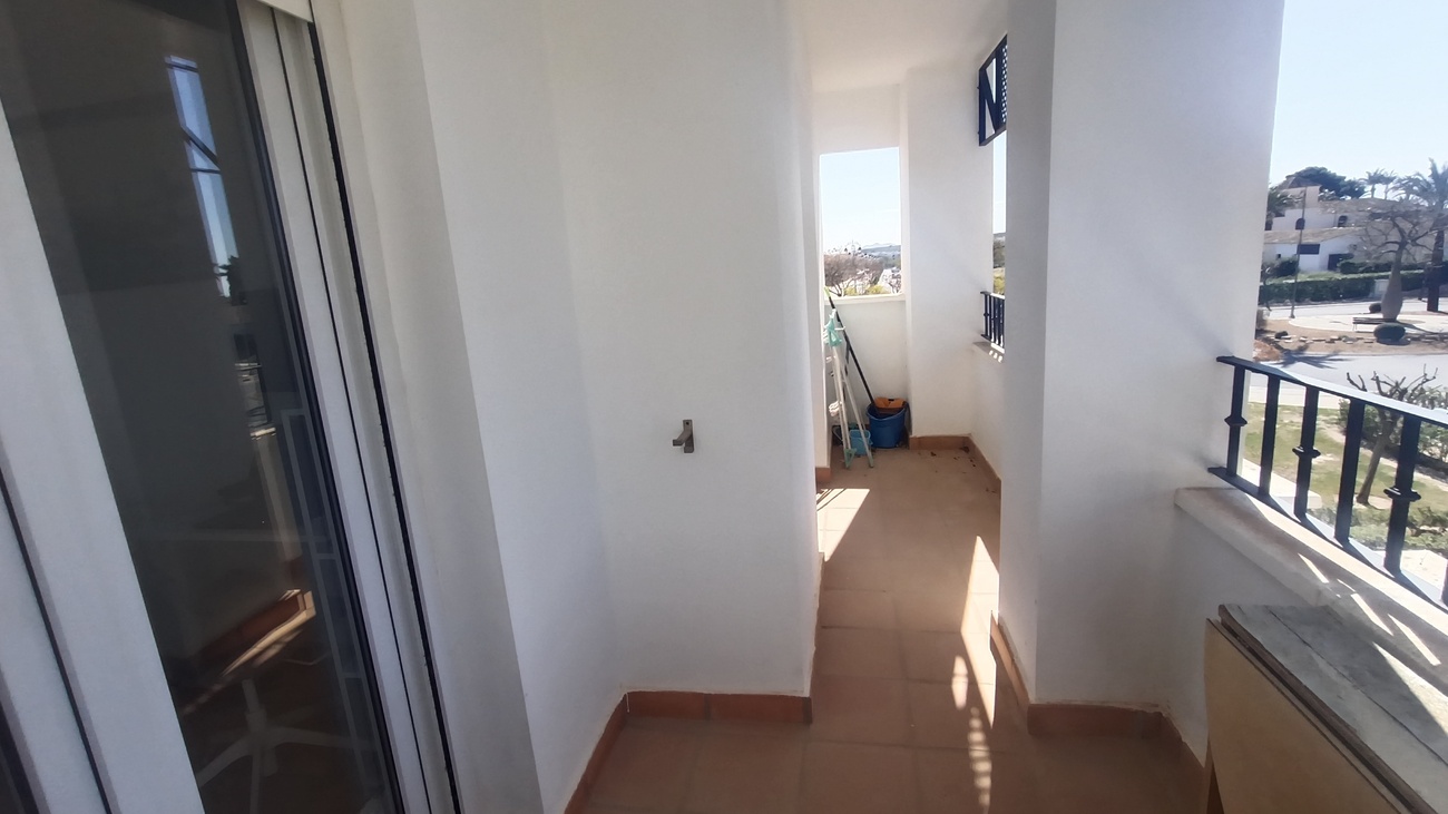 Pool area in apartment for sale in Hacienda Riquelme Golf Resort