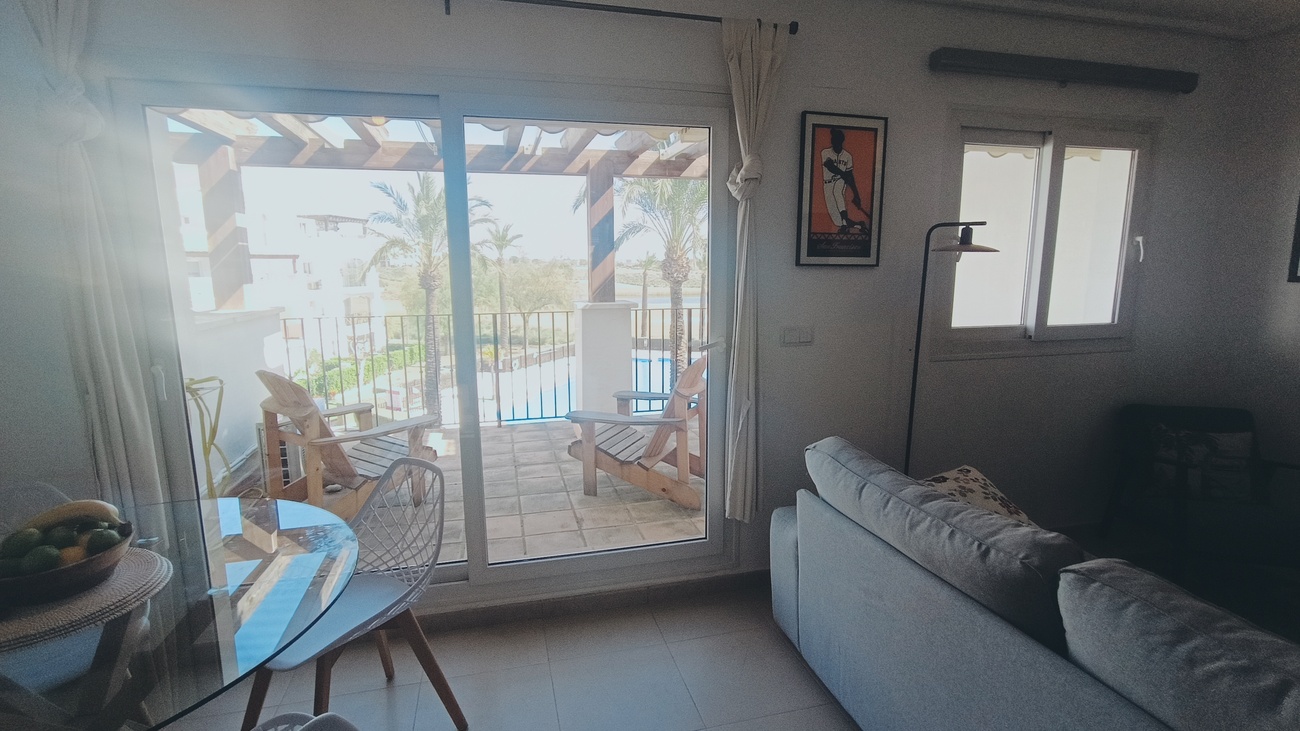 Dining area in apartment for sale in Hacienda Riquelme Golf Resort