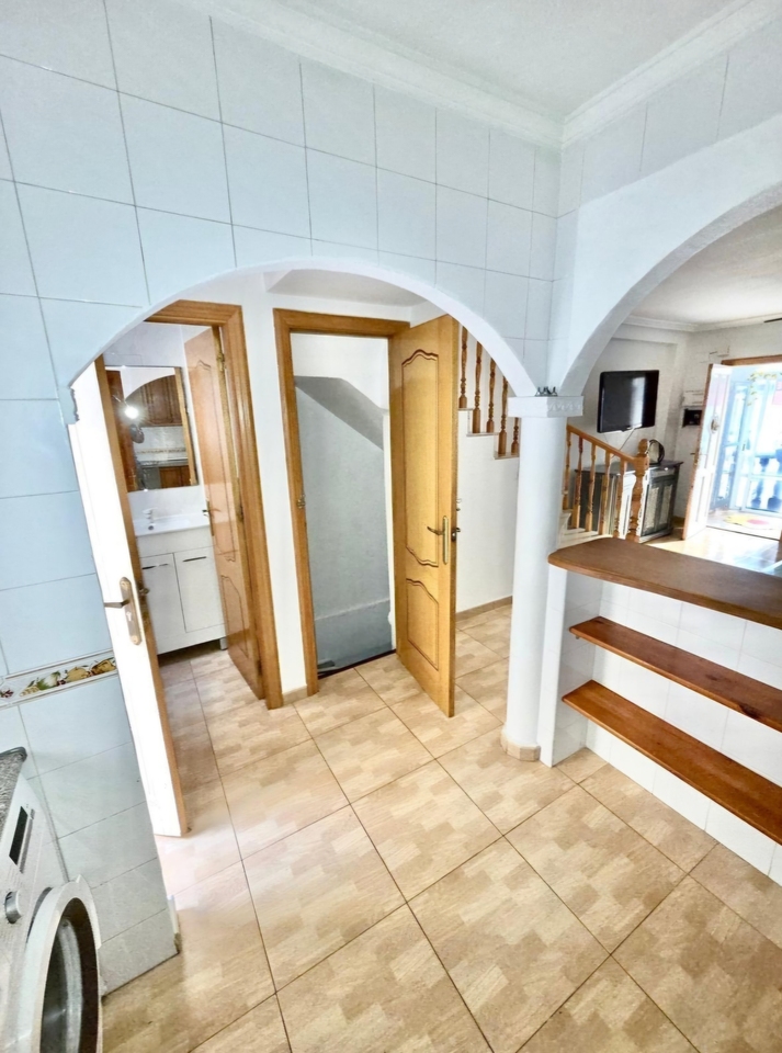 Pool area in terraced for sale in Playa Flamenca