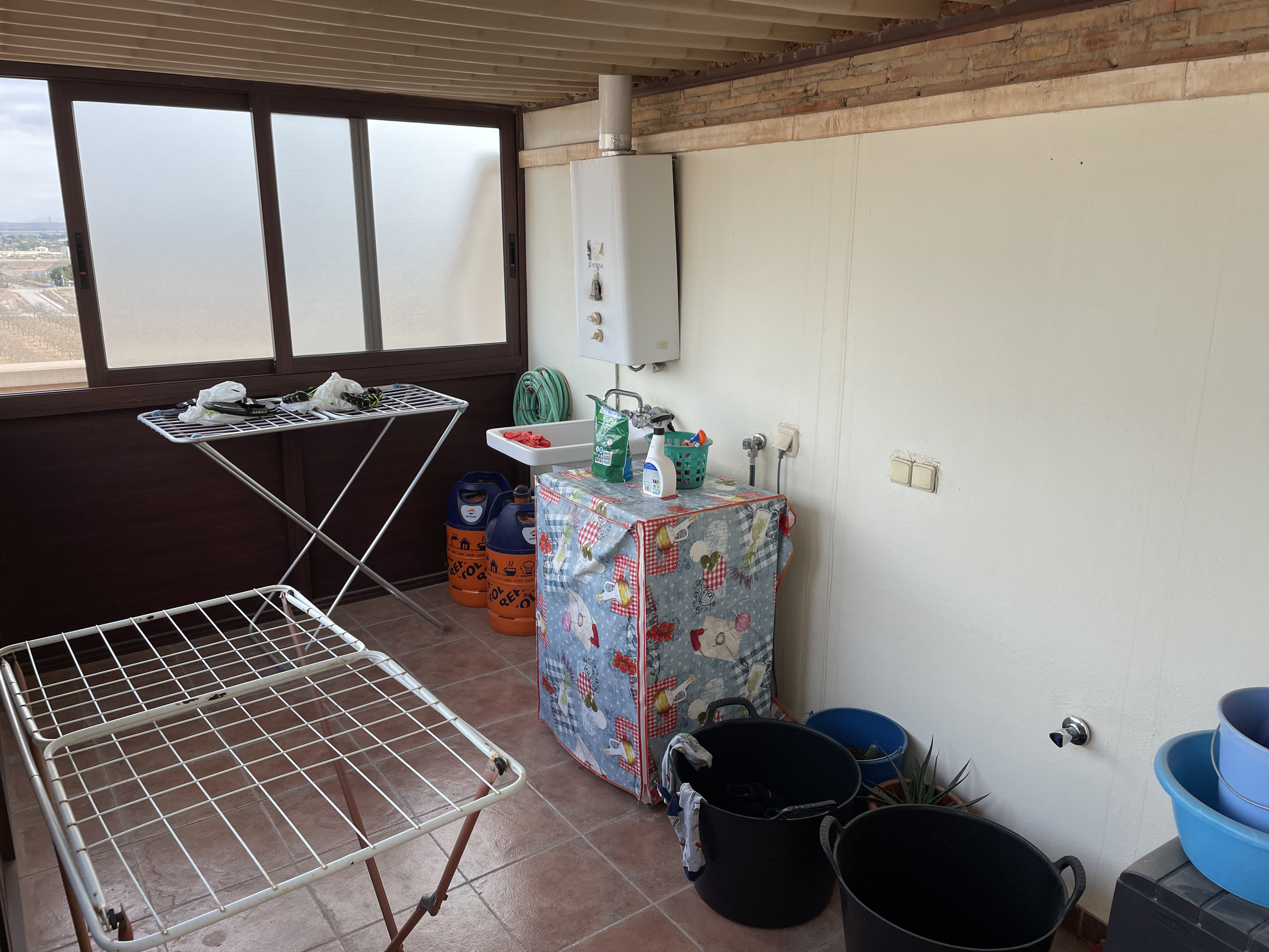 Pool area in penthouse for sale in Totana