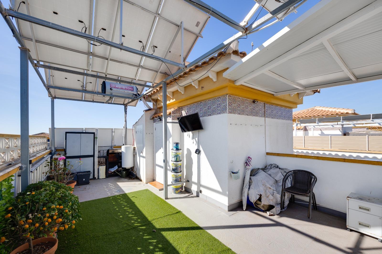 Pool area in terraced for sale in Torrevieja