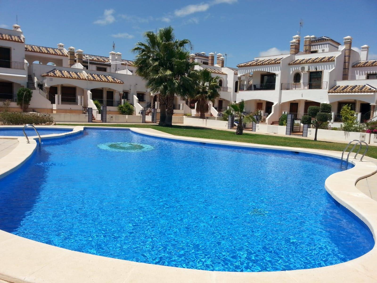 Living room in duplex for sale in Orihuela Costa