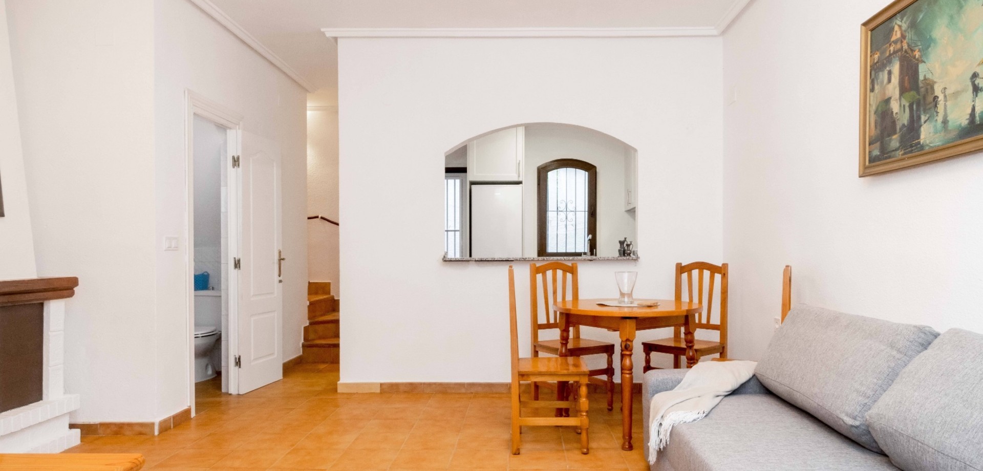 Pool area in terraced for sale in Orihuela Costa