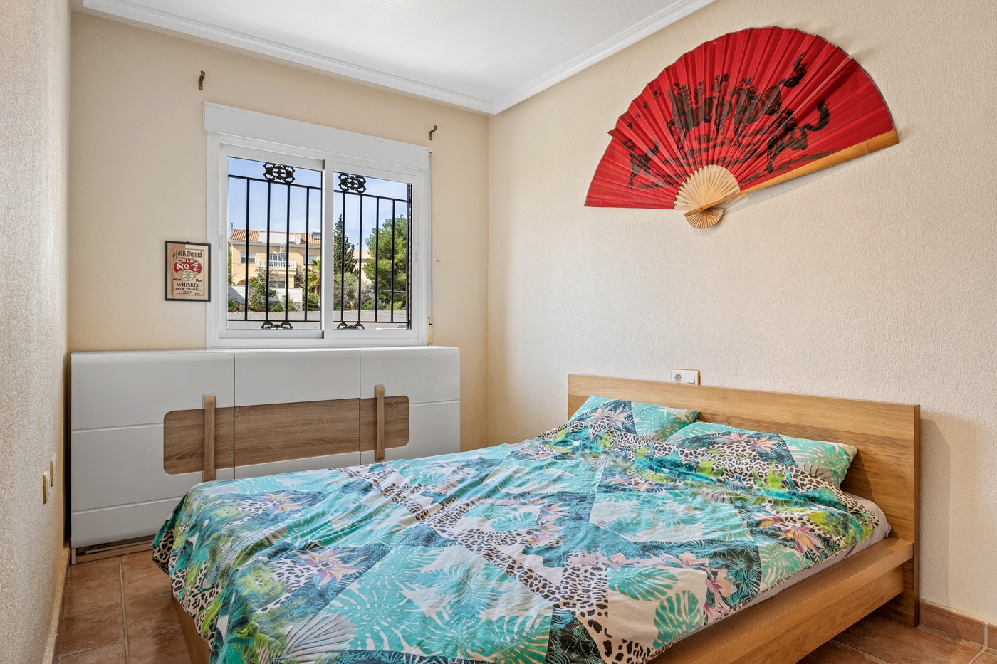Master bedroom in villa for sale in Orihuela Costa