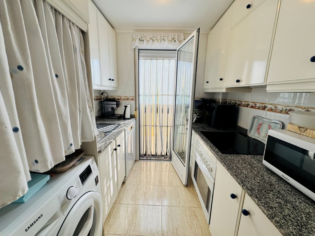 Pool area in apartment for sale in La Mata