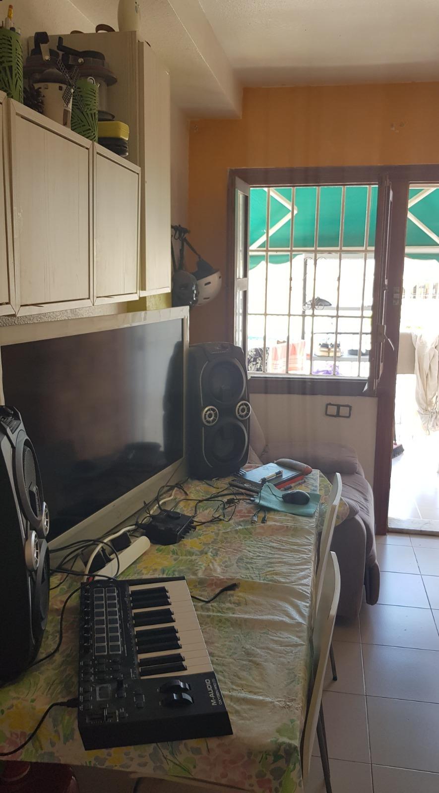 Pool area in bungalow for sale in Torrevieja