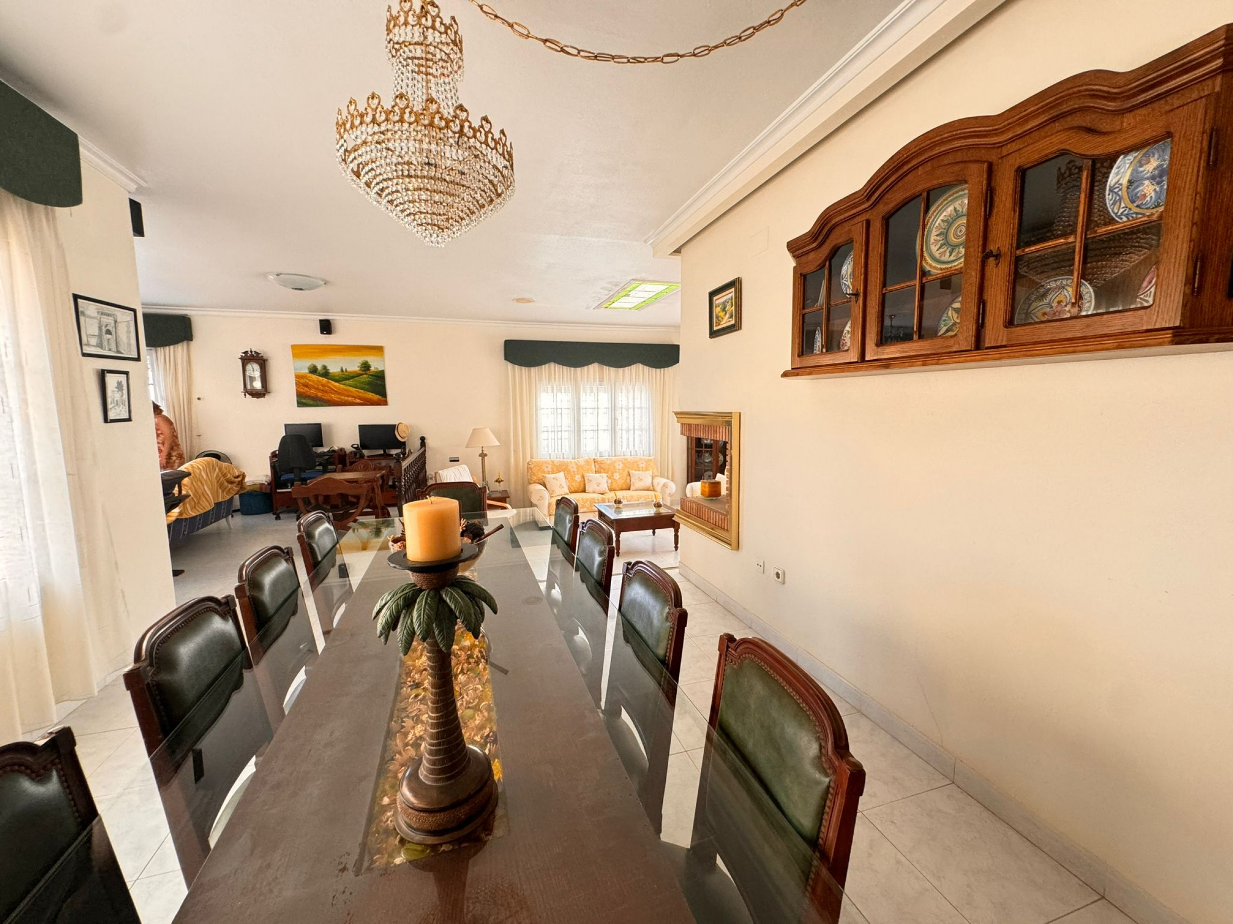 Pool area in villa for sale in La Manga del Mar Menor
