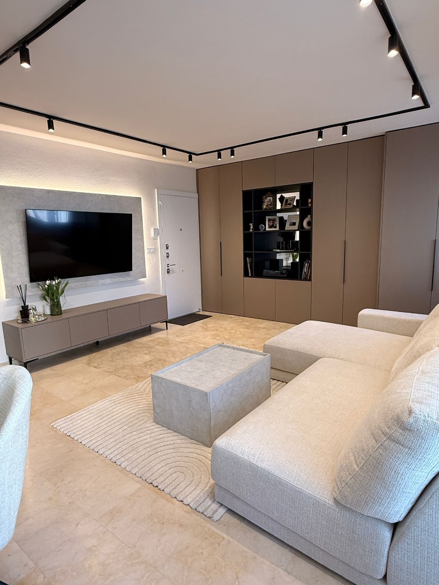 Pool area in penthouse for sale in Las Ramblas Golf