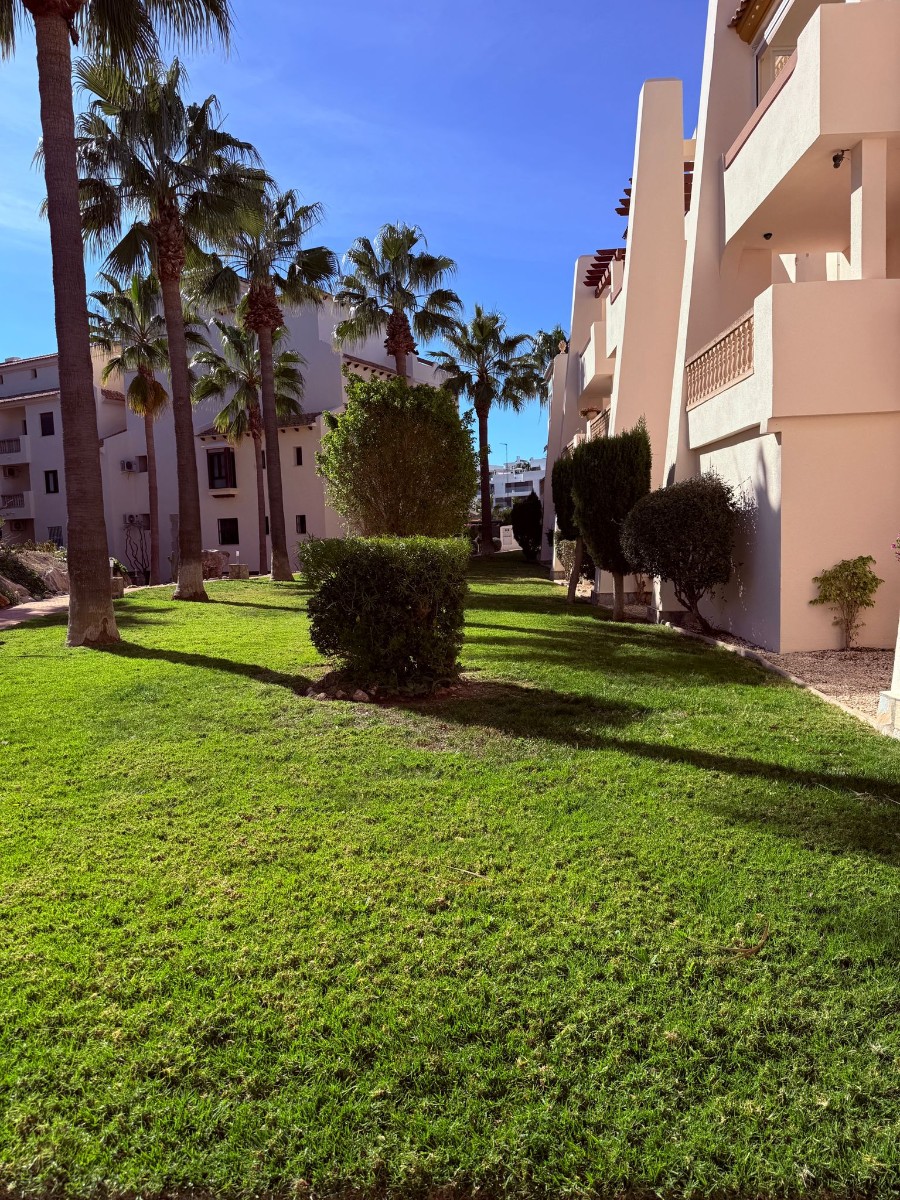 Pool area in penthouse for sale in Las Ramblas Golf